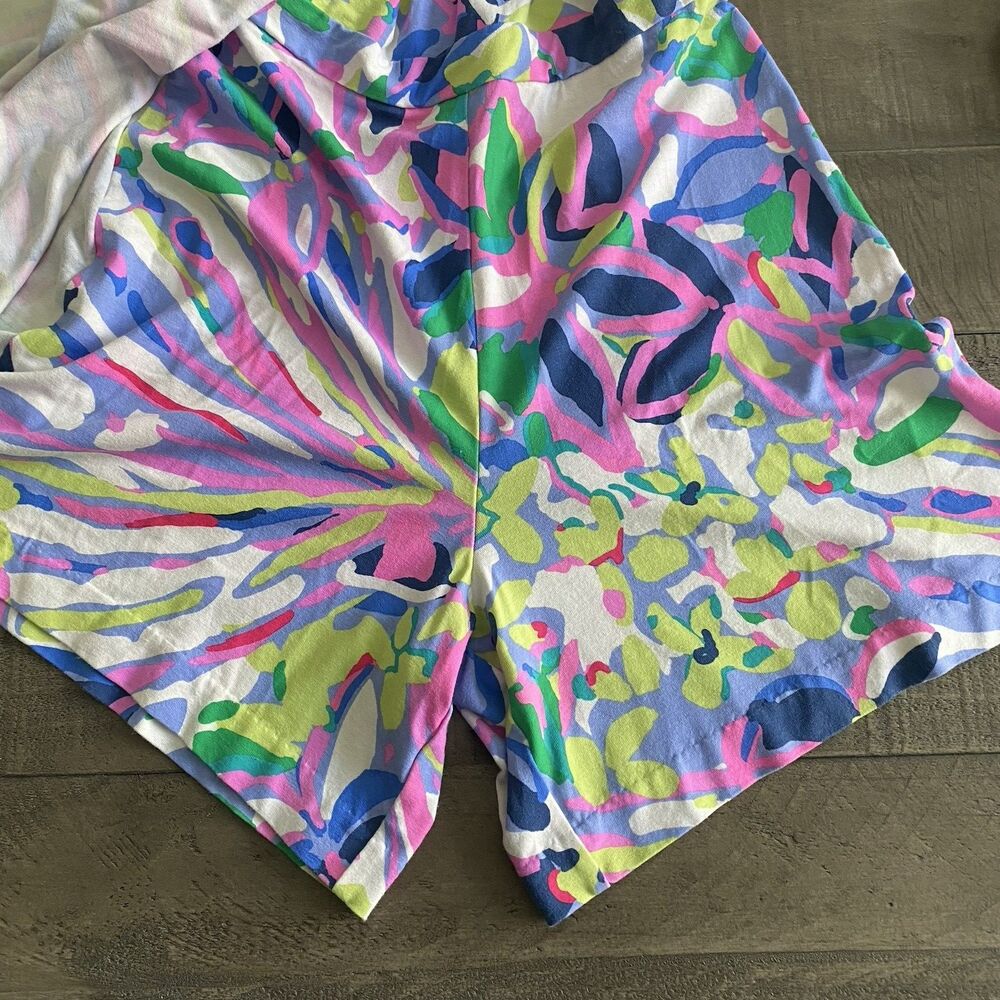 Vibrant Lilly Pulitzer Tiki Floral Wrap Romper Dress Size XXS‎ - Picture 5 of 11